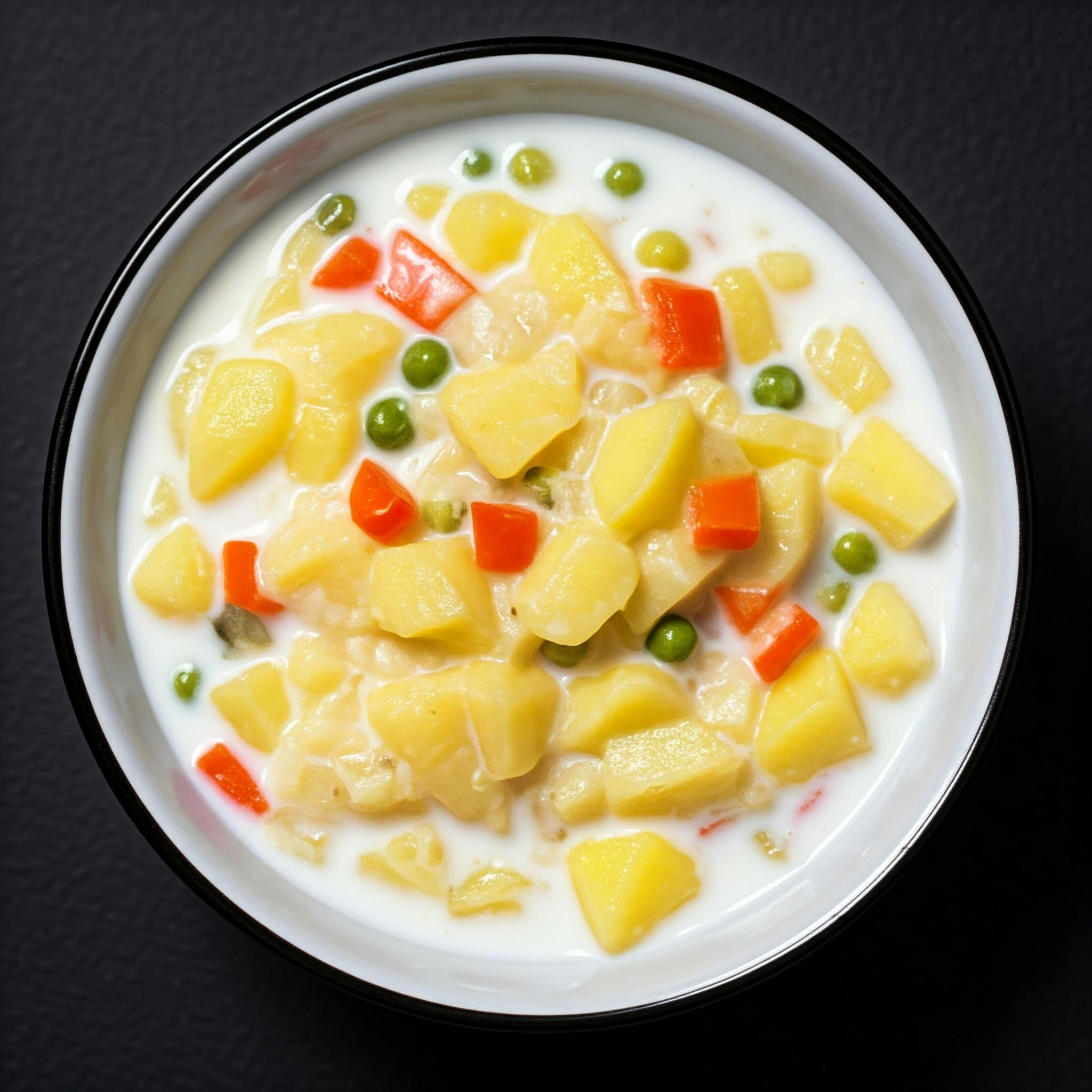 Sütlü Sebzeli Patates Tarifi