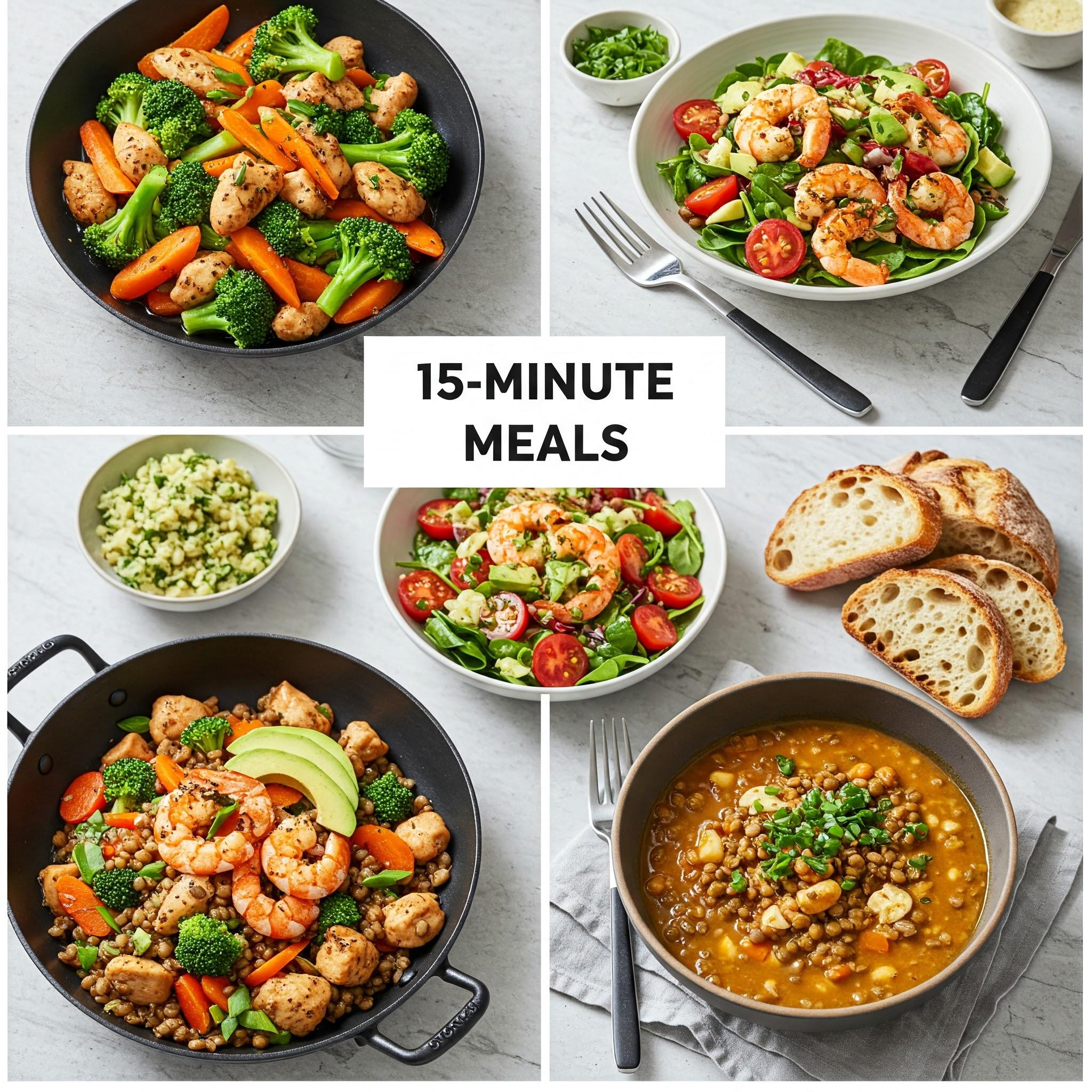 15 Dakikada Hazırlayabileceğiniz Pratik Yemekler 15 Dakikada Hazırlayabileceğiniz Pratik Yemekler