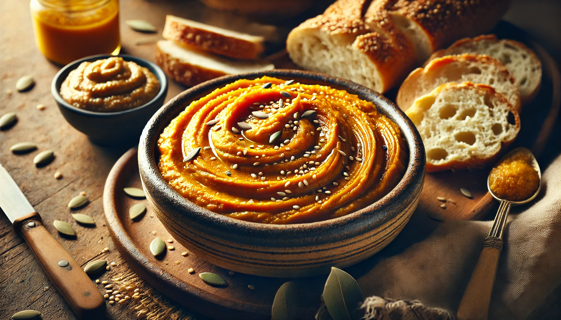 Közlenmiş Susamlı Balkabağı Kreması Tarifi