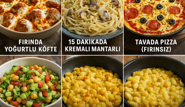 Bugün Ne Pişirsem? İşte Sizi Şaşırtacak 7 Kolay Tarif