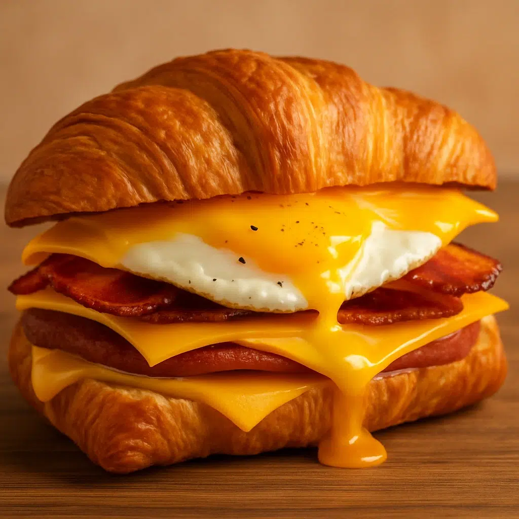 Croissant Tost Sandviç Tarifi – 10 Dakikada Lezzet