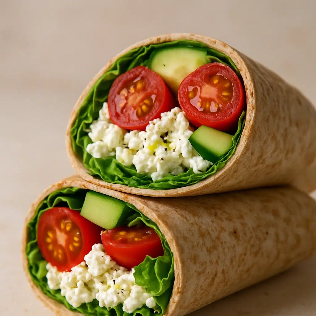 Lor Peynir Dürümü Tarifi (Cottage Cheese Wrap)
