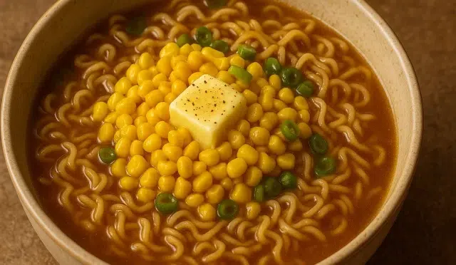Miso Tereyağlı Mısırlı Ramen Nasıl Yapılır?