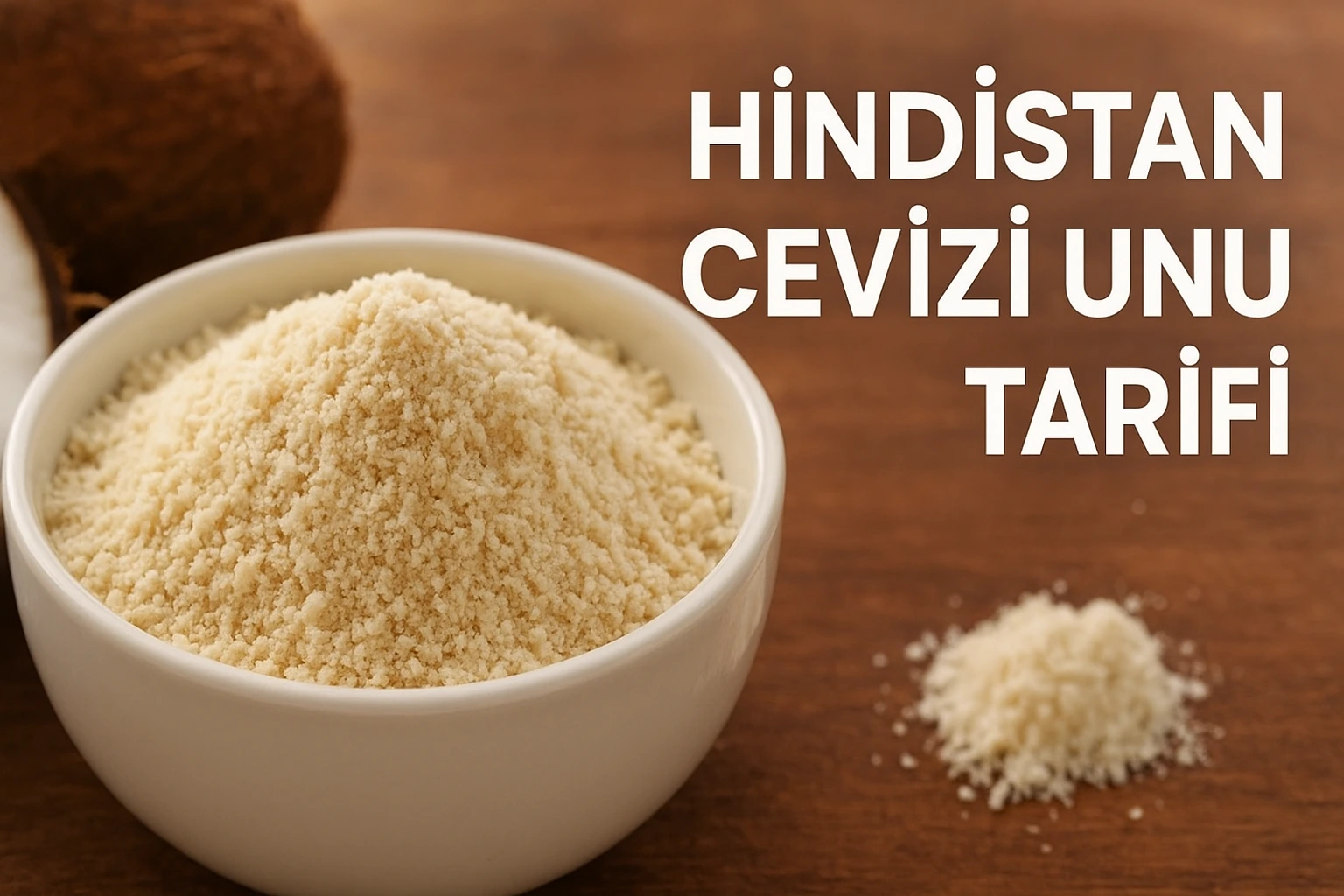 Evde Hindistan Cevizi Unu Tarifi: Katkısız ve Doğal Yöntem